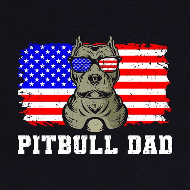 Pitbull Dad Gift by Delightful Designs